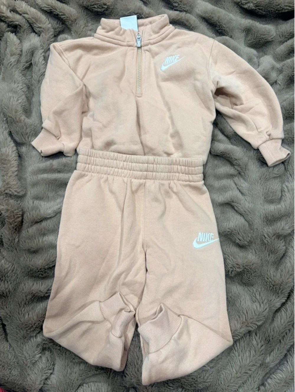 Nike tan outfit boys 18mo